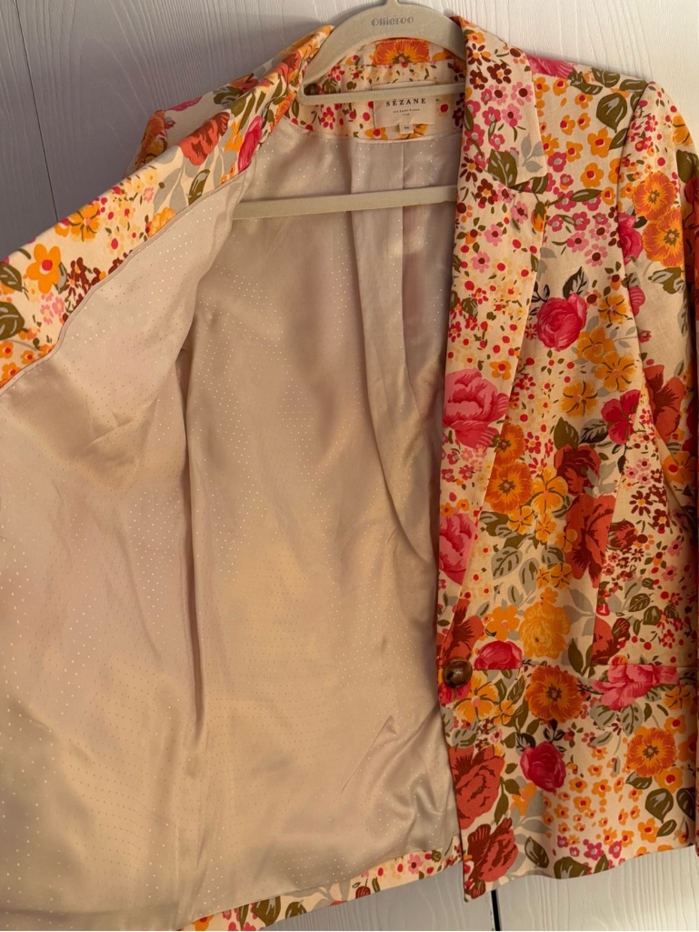 Sezane Gracie Jacket Eden - Size 36 - Picture 6 of 7